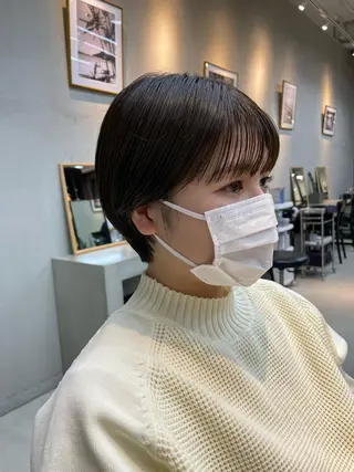 ショート mee.表参道所属・ボブ/ショート /パーマ/shinのヘアスタイル