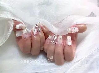 ネイル ラベンダー💖日暮里 ルル💖ネイルのネイルデザイン