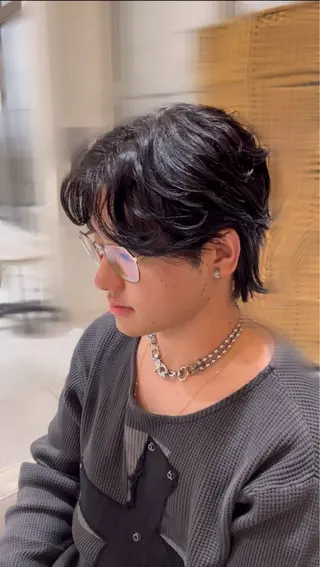 パーマ メンズ カット/メンズ パーマ/夢翔のヘアスタイル