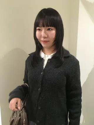 セミロング natsuki /HUI 金山のヘアスタイル