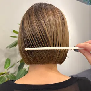 ショート 暖色/ボブ/吉岡美音 GIEN NU茶屋町のヘアスタイル