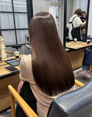 ロング カラー 韓国×髪質改善カラー 💎hinaのヘアスタイル