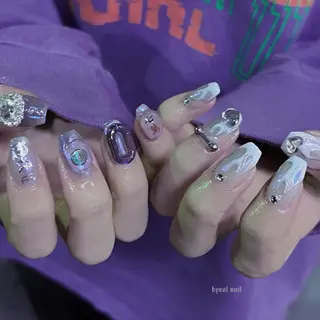 ネイル byeol  nail (ビョルネイル)所属・🌧byeol nail🤍のネイルデザイン