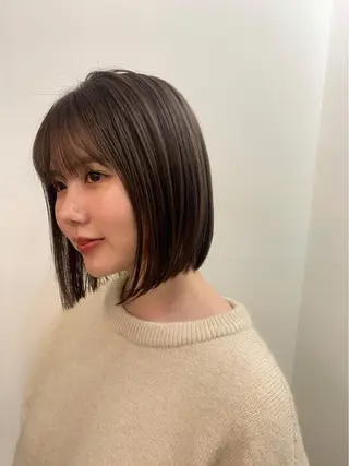 ショート カラー まろやか透明感カラー ♡MANAのヘアスタイル