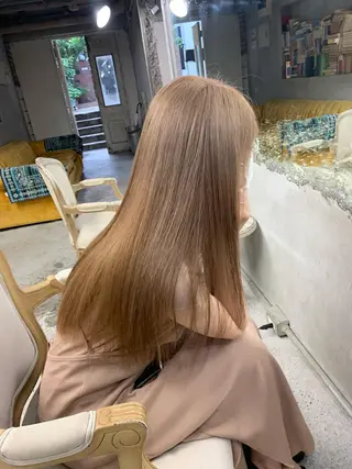 セミロング カラー 似合わせカラー🫶 小川千波のヘアスタイル