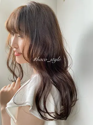 ロング カラー アレンジ指名 no.1✨ｈａｋｏのヘアスタイル