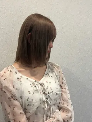 ショート カラー Limb所属・暖色/ベージュ 🎀上野 真桜🎀のヘアスタイル
