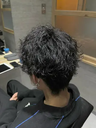パーマ メンズ 潤艶髪師 まむのヘアスタイル