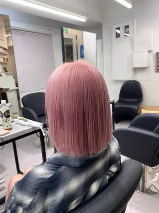 ミディアム カラー PELEshibuya所属・カットモデル様無料 💎saaya💎のヘアスタイル