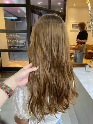 ロング 中津/梅田/赤み消し /髪質改善/愛芽のヘアスタイル