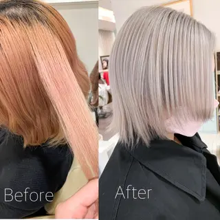 ショート 🍀ケアブリーチ カラー🍀坂井のヘアスタイル