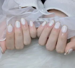 ネイル ki🍒🍒 ki ツルツルネイルのネイルデザイン