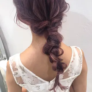 ミディアム カラー SHEARA BY CARE所属・. AYUKAのヘアスタイル