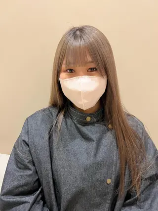 ロング カラー 加藤木麻彩 NEROのヘアスタイル