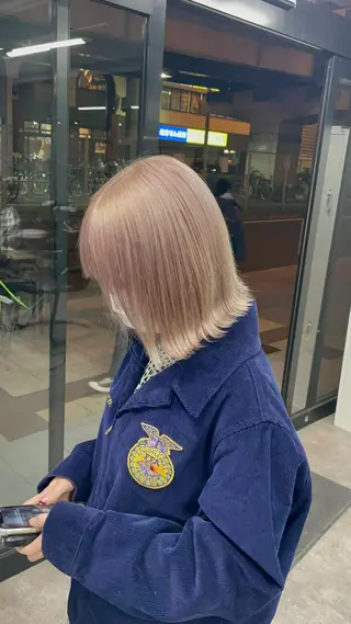 ミディアム 🌟ハイトーン/ボブ /RYOJU🌟のヘアスタイル