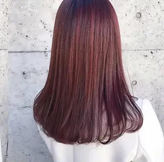 セミロング SUZU‎🦋 似合わせ艶カラーのヘアスタイル