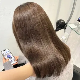 カラー 🤍海外girl🤍 ベージュ/ALISAのヘアスタイル