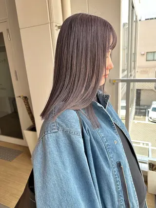 ミディアム カラー 八谷 将平のヘアスタイル