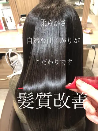 セミロング 面谷 一光のヘアスタイル
