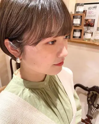 ショート パーマ 【カット】 根本翔太のヘアスタイル