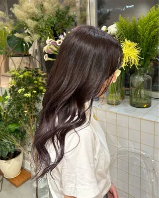 ロング 暖色カラー モデル募集中MICOのヘアスタイル