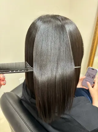 ミディアム Carrefour LOCO Kyogoku八潮店【カルフールロコキョウゴク】所属・LOCO Aikaのヘアスタイル