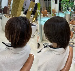 ショート カラー 大宮｜メンズカット ダブルカラー｜パーマのヘアスタイル