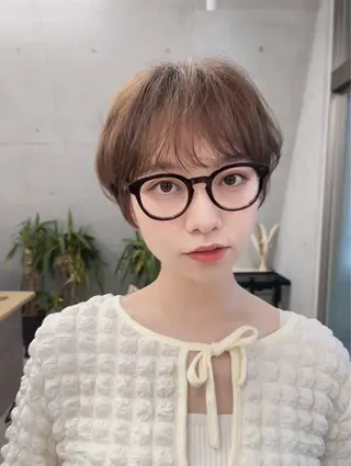 ショート 似合わせのプロ🌿 ショート/銀座/れんのヘアスタイル