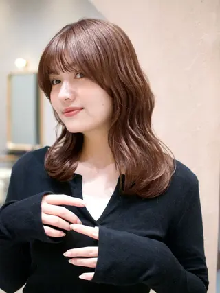 ミディアム カラー 💖🌷越後 遥🌷💖のヘアスタイル