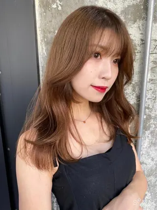 ロング カラー Pia hair Design Yakuin所属・Pia ツボイ ケイタのヘアスタイル