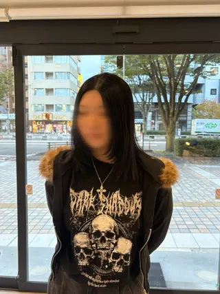 ミディアム rena /仙台/艶 カラー/レイヤーのヘアスタイル