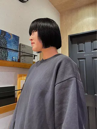 ミディアム カラー パーマ率No.1 ／𝑻𝑨𝑲𝑼のヘアスタイル