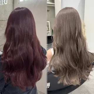 ロング カラー 🎀盛れる顔周り×レ イヤー×透明感/米田のヘアスタイル
