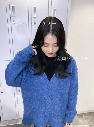 セミロング カラー TOMONA👑 GiseL梅田店のヘアスタイル