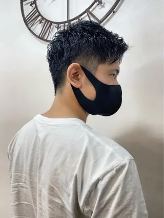 メンズ パーマ、髪質改善 菊地美月のヘアスタイル