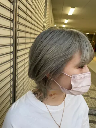 ショート カラー NINE+/代表 ブリーチ特化型サロンのヘアスタイル