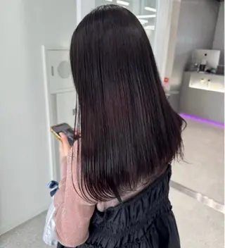 ロング miku/ラベンダー 透明感カラー🪻❤︎のヘアスタイル