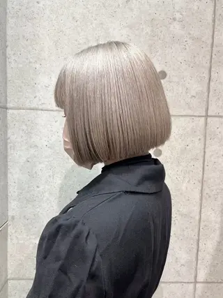 ショート ulu by dot.所属・かがみはやと 髪質改善/縮毛矯正のヘアスタイル