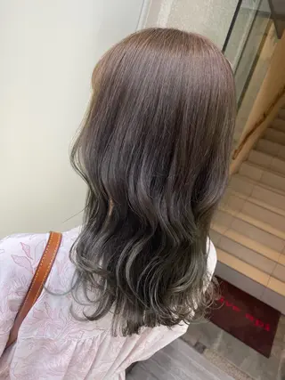 セミロング 極艶透明感カラー💖 髪質改善/出雲つぐみのヘアスタイル