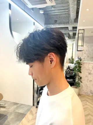 メンズ 毛流れフェザー スタイル🔹竹内凌のヘアスタイル