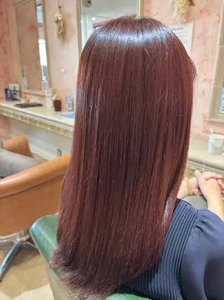 ロング 森山 実結のヘアスタイル