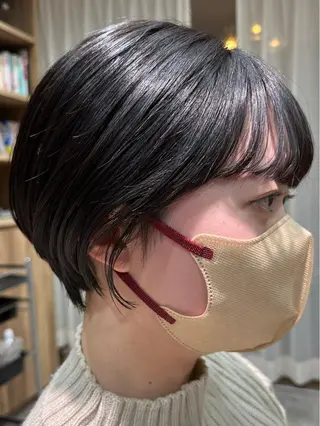 ショート 大久保 優香のヘアスタイル