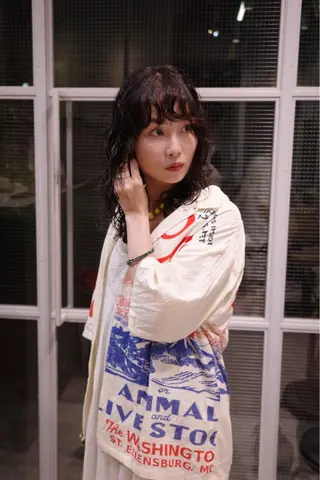 セミロング パーマ 💫パーマモデル募集 河野瑠太のヘアスタイル