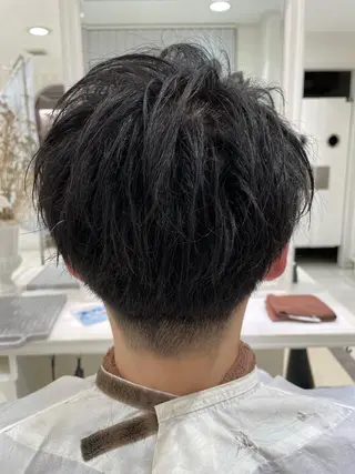 メンズ センターパート 川島爽楽のヘアスタイル