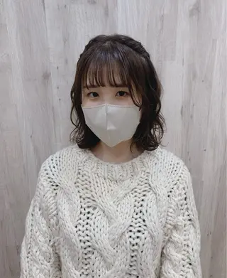 ミディアム 竹村 恵功代のヘアスタイル