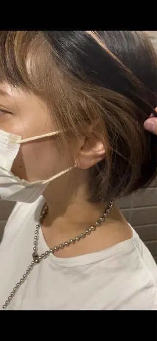 ショート vetica所属・フジヤ サイタのヘアスタイル