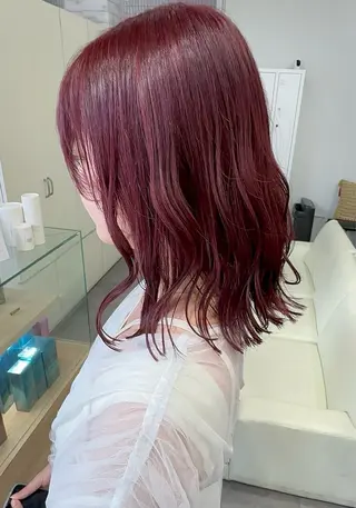 ミディアム 🌈ショートボブ⚪︎ 暖色🌈村山武史のヘアスタイル