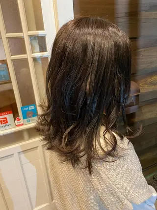 セミロング topstylist 遠山康兵のヘアスタイル