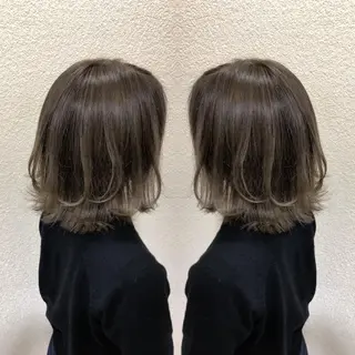 ミディアム カラー 髪質改善特化サロン ICONIQ天神店のヘアスタイル