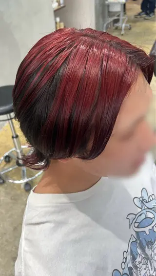 カラー ルシ🌈/ハイトーン /デザインカラーのヘアスタイル